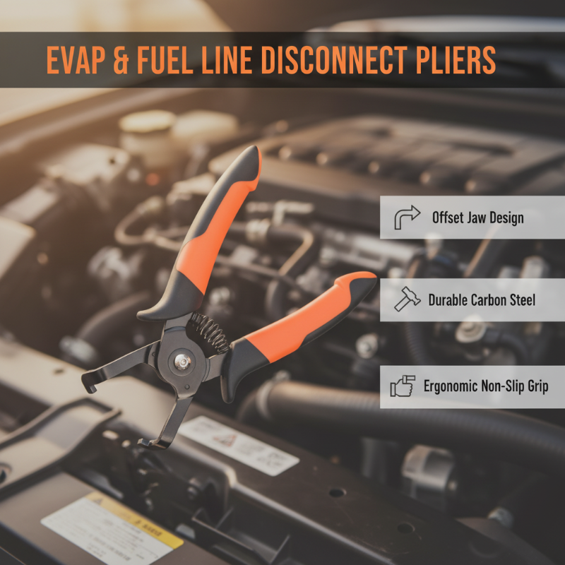 Pinces de déconnexion EVAP et conduite de carburant