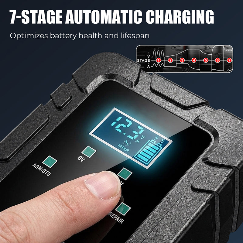🔥Offre à durée limitée : 50 % de réduction🔥 Chargeur de batterie automatique 1,5 A, 6 V et 12 V