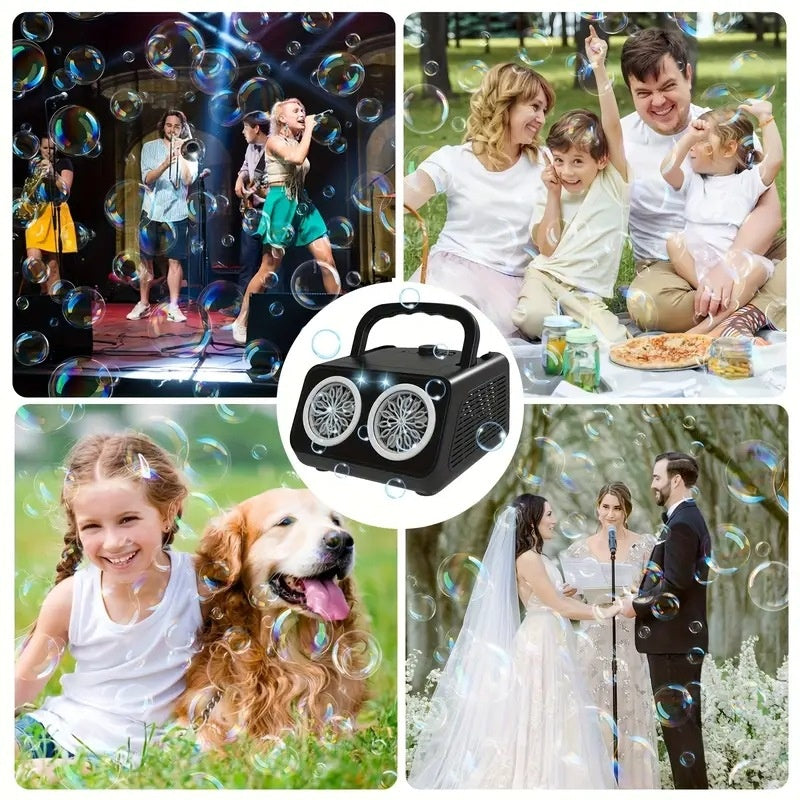 💐60% DE RÉDUCTION ! Machine à Bulles Portative – Idéale pour Anniversaires & Jardins 🎈🌿【Promo Exclusive】