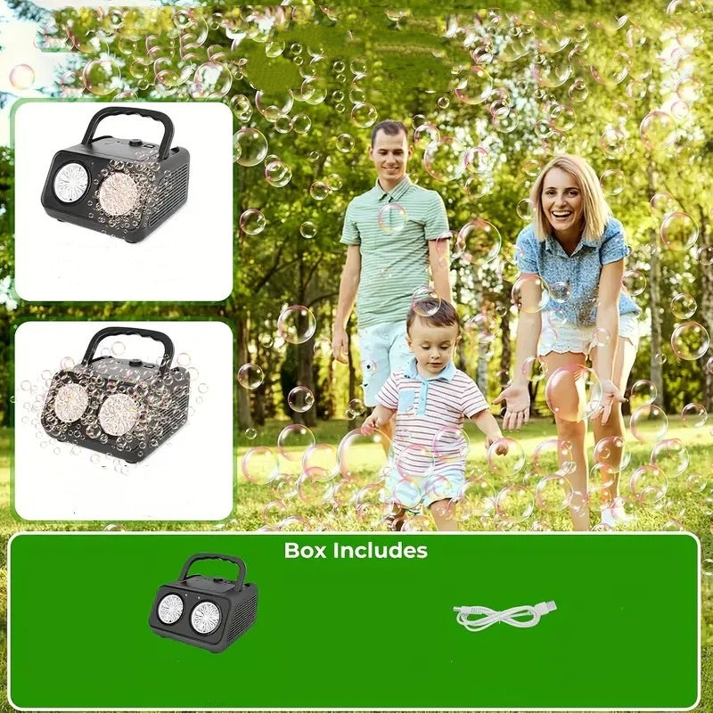 💐60% DE RÉDUCTION ! Machine à Bulles Portative – Idéale pour Anniversaires & Jardins 🎈🌿【Promo Exclusive】