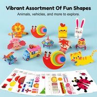 Kit de bricolage en papier 3D pour enfants