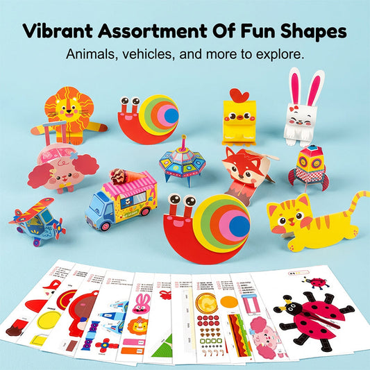 Kit de bricolage en papier 3D pour enfants