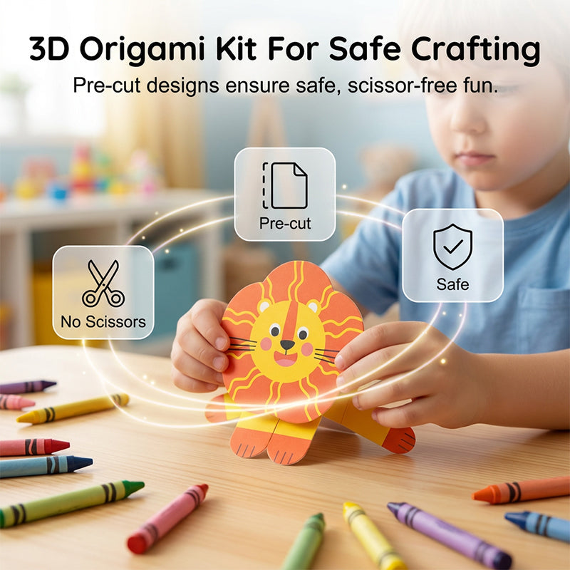 Kit de bricolage en papier 3D pour enfants