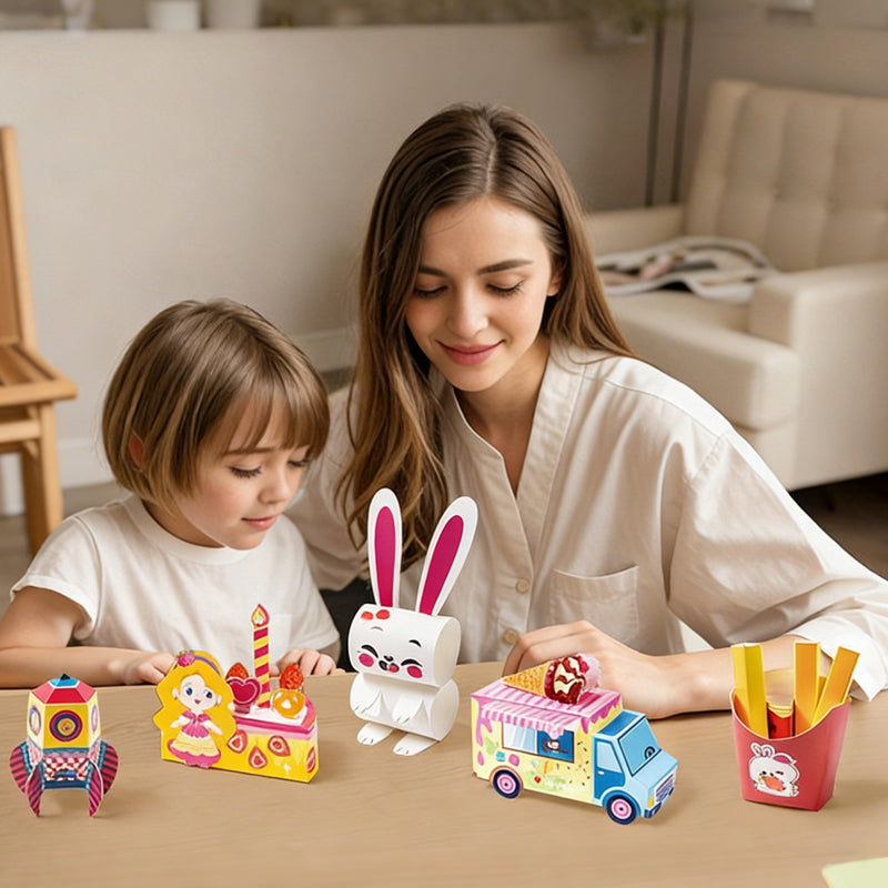 Kit de bricolage en papier 3D pour enfants