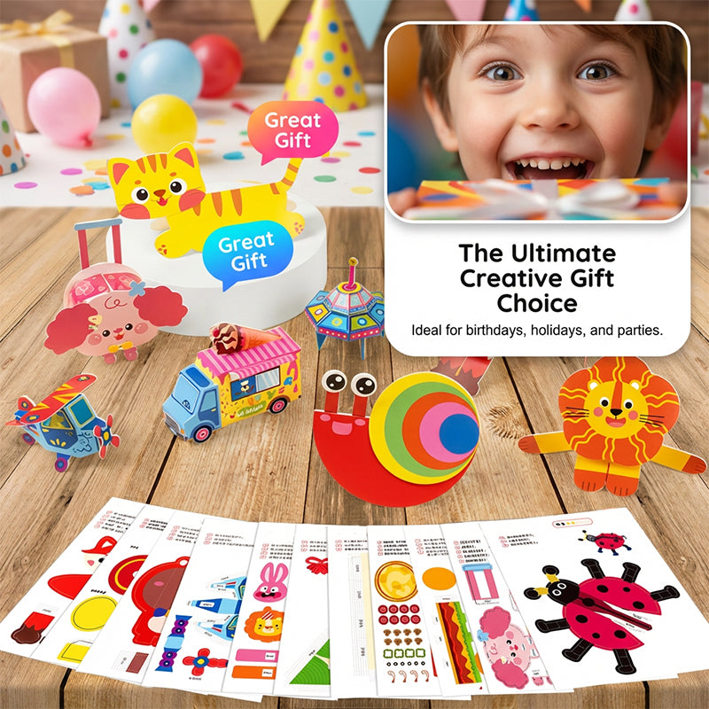 Kit de bricolage en papier 3D pour enfants