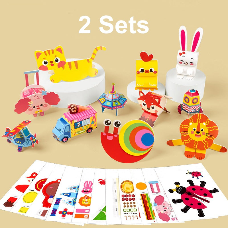 Kit de bricolage en papier 3D pour enfants