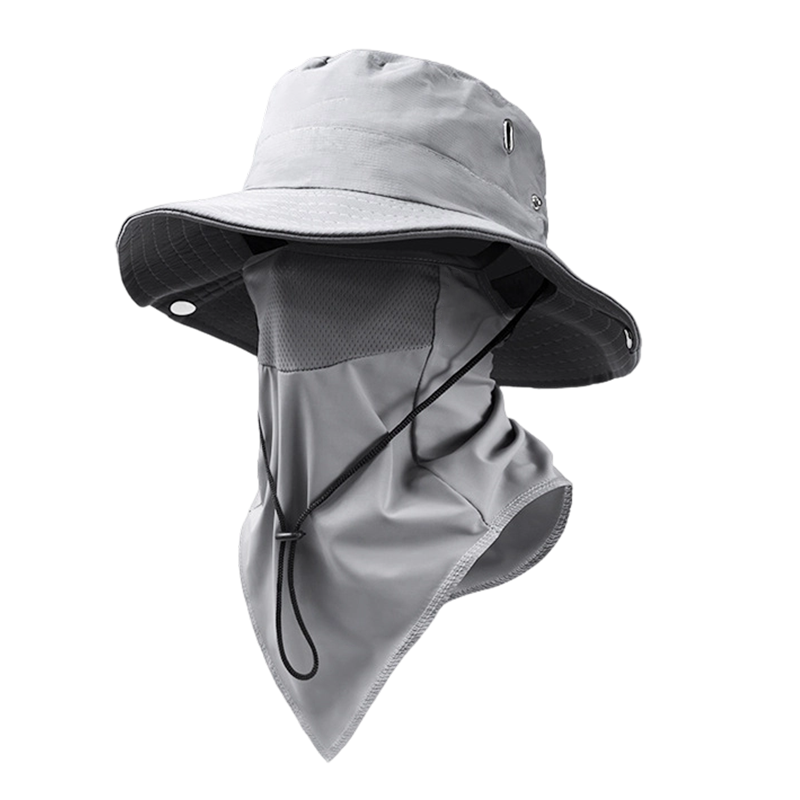 🧢 50% DE RÉDUCTION! 🎣 Chapeau de Pêcheur Respirant avec Masque Facial Détachable – Protection UPF 50+, Léger & Idéal Pour Les Activités en Plein Air 🛡️
