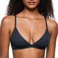 Bralette triangle sans armatures avec soutien effet gel pour femme
