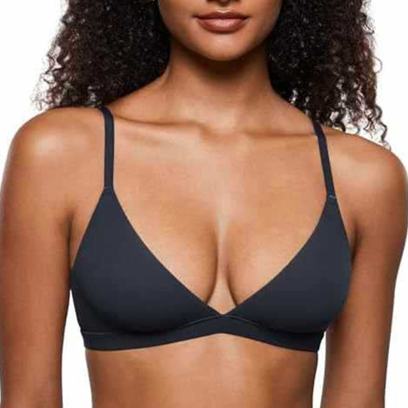 Bralette triangle sans armatures avec soutien effet gel pour femme