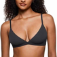 Bralette triangle sans armatures avec soutien effet gel pour femme