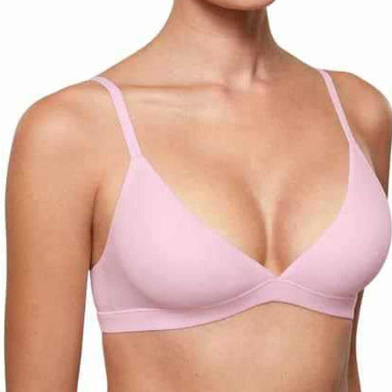 Bralette triangle sans armatures avec soutien effet gel pour femme