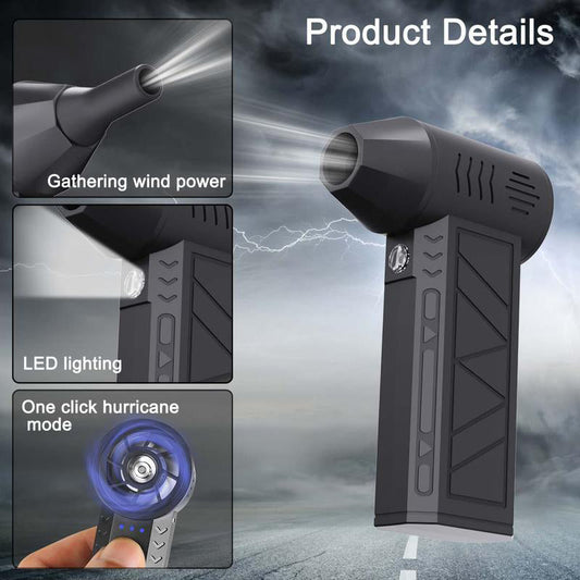 Ventilateur éolien puissant avec lumière LED