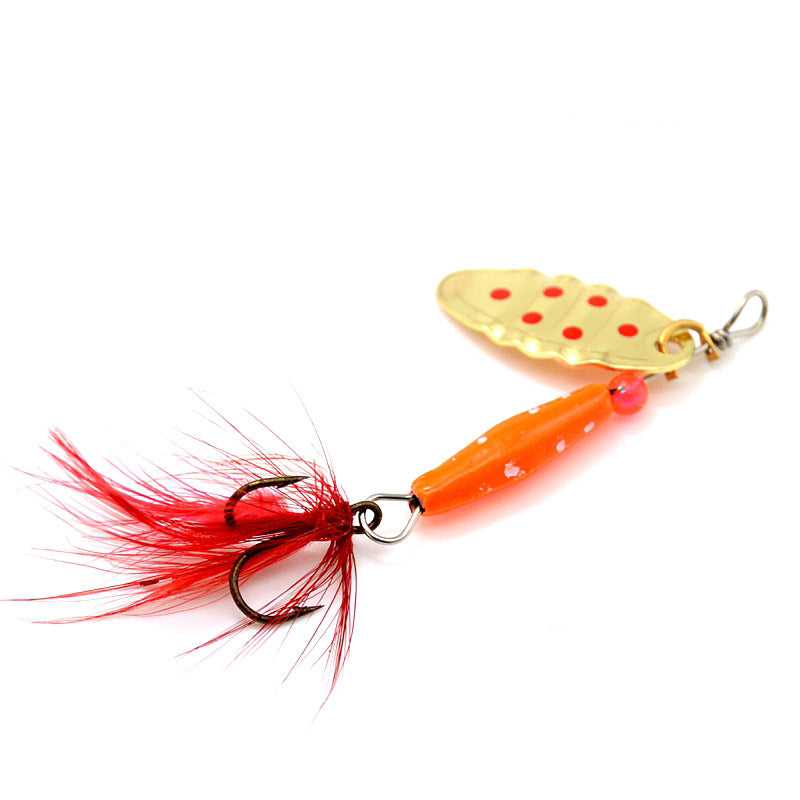Leurre de pêche spinnerbait en métal