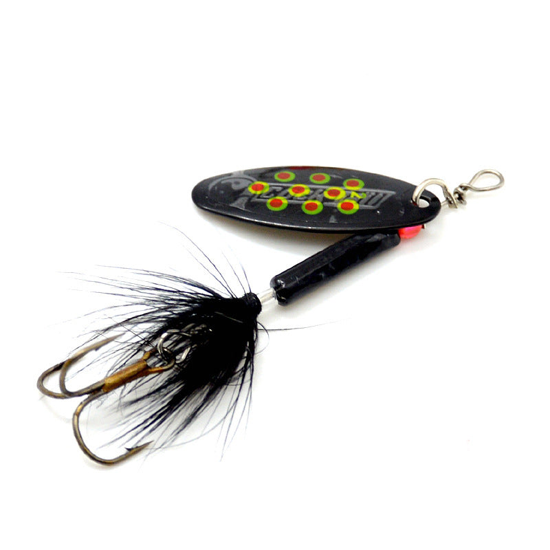 Leurre de pêche spinnerbait en métal