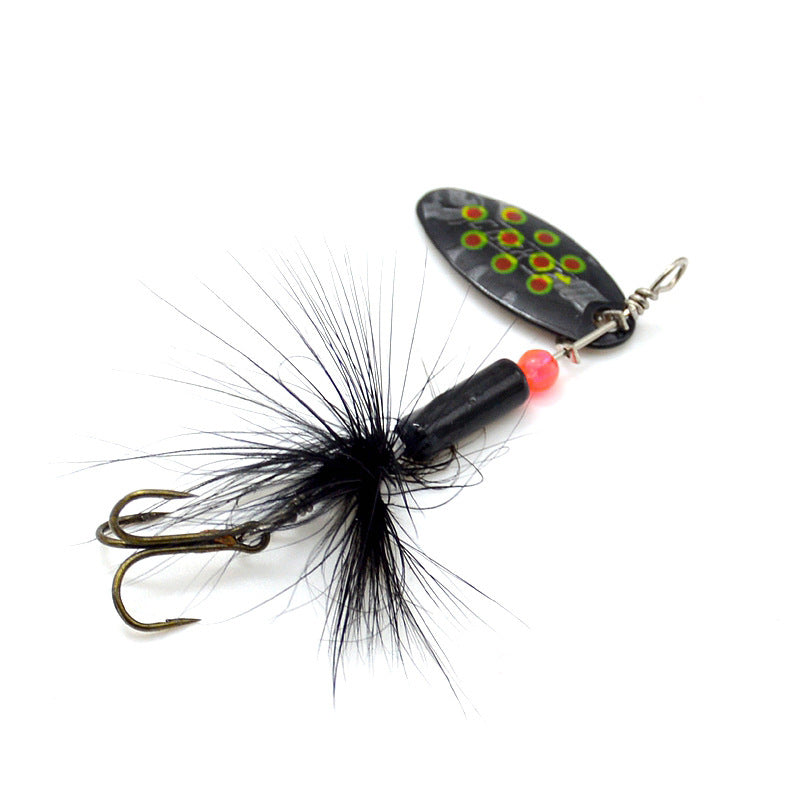 Leurre de pêche spinnerbait en métal