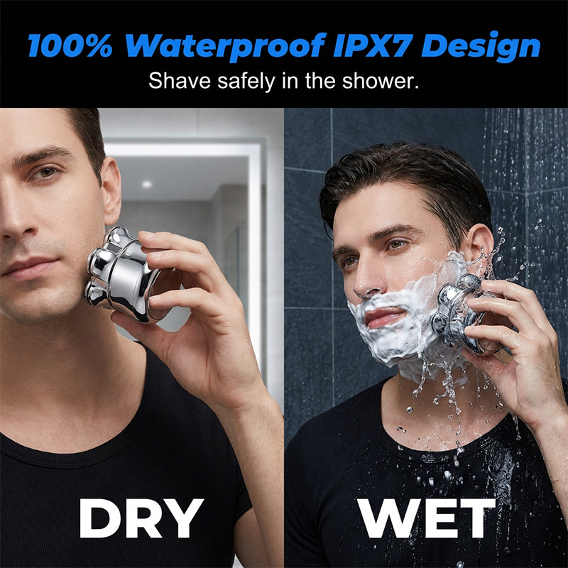 🔥Offre à durée limitée - Rasoir rotatif étanche Wet & Dry