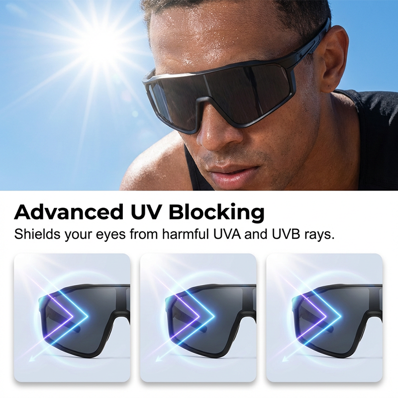 Lunettes de sport photochromiques pour extérieur