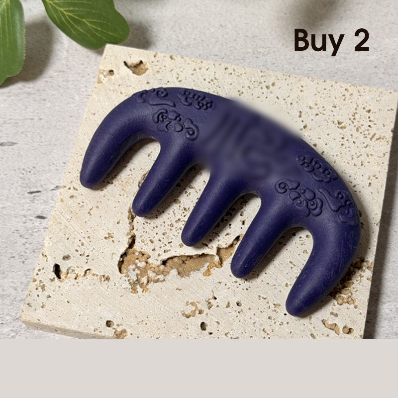 Peigne de massage traditionnel en bois parfumé