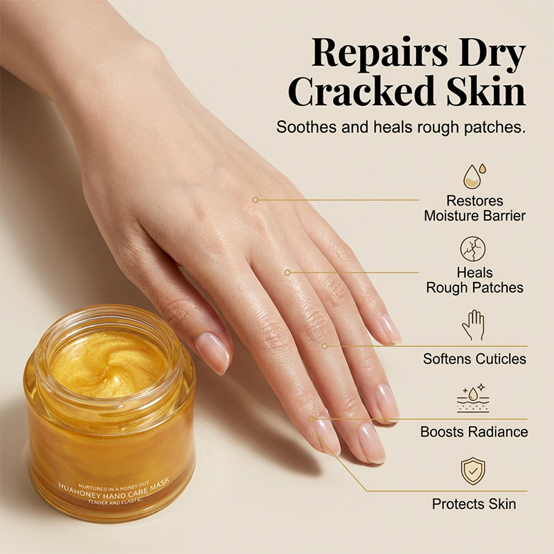 Masque mains hydratant et nourrissant au miel