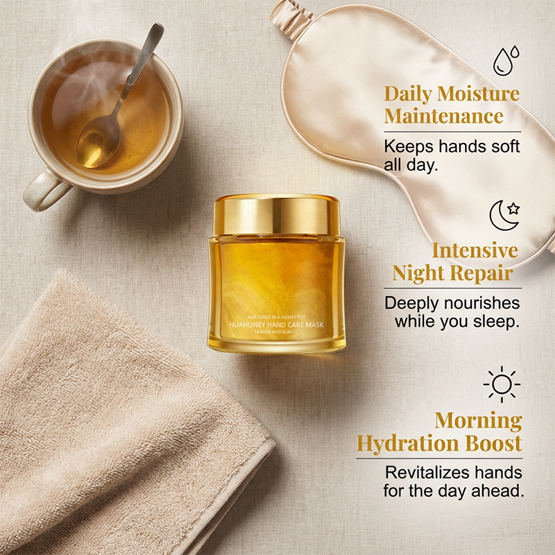 Masque mains hydratant et nourrissant au miel