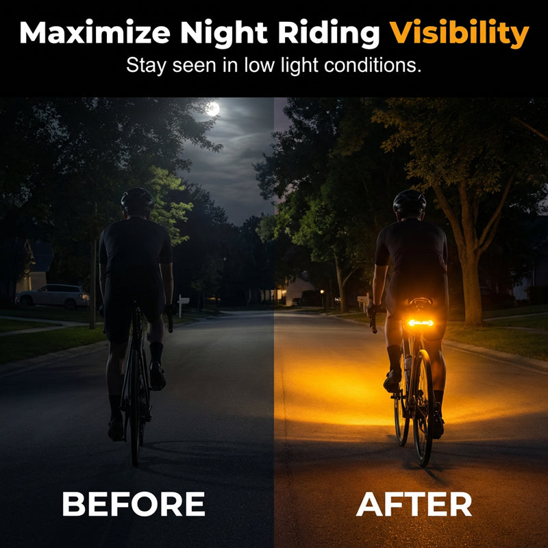 🚴 50 % DE RÉDUCTION ! 🔦 Clignotant sans fil pour vélo – Rechargeable, étanche et idéal pour plus de sécurité la nuit 💡