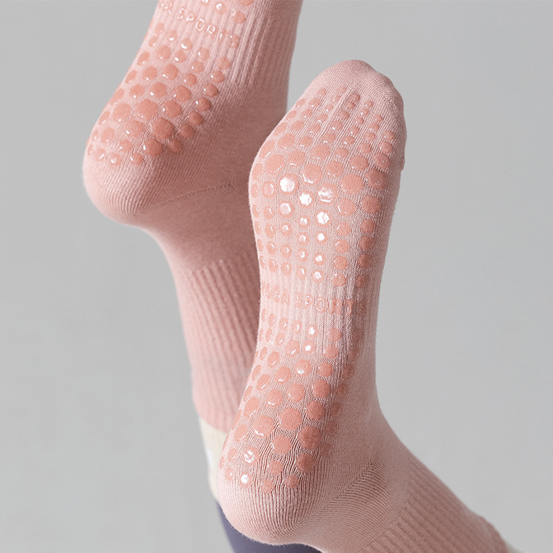 Chaussettes de Pilates Cloud-Soft à adhérence moyenne