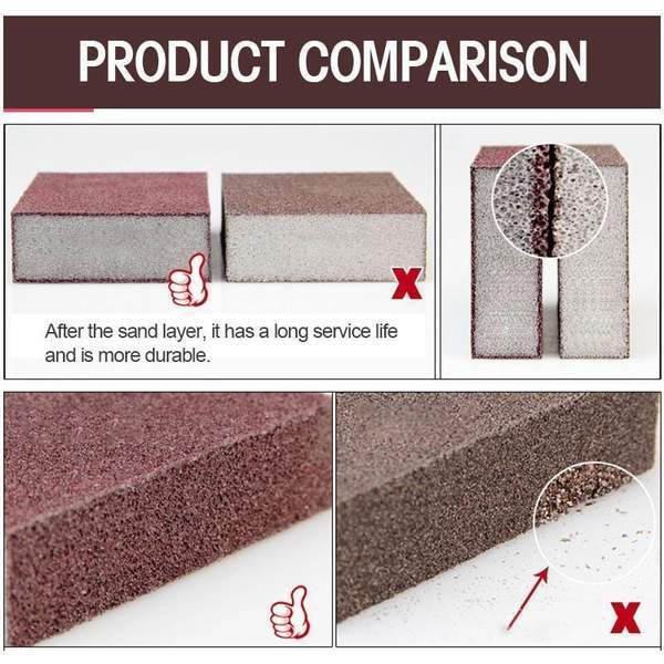 Éponge de décontamination abrasive