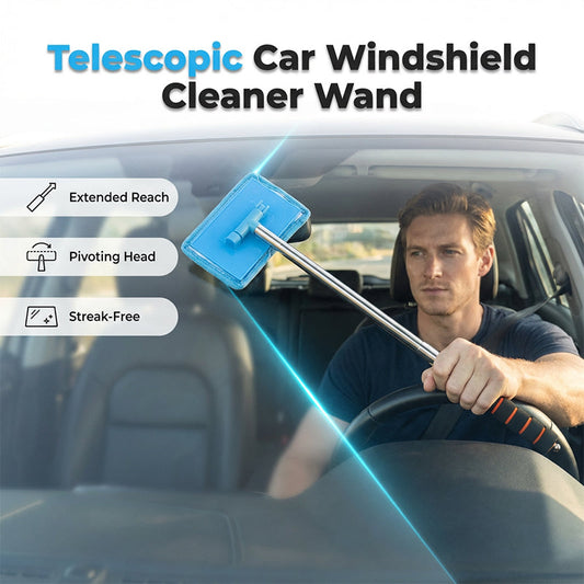 Outil télescopique de nettoyage pour pare-brise de voiture