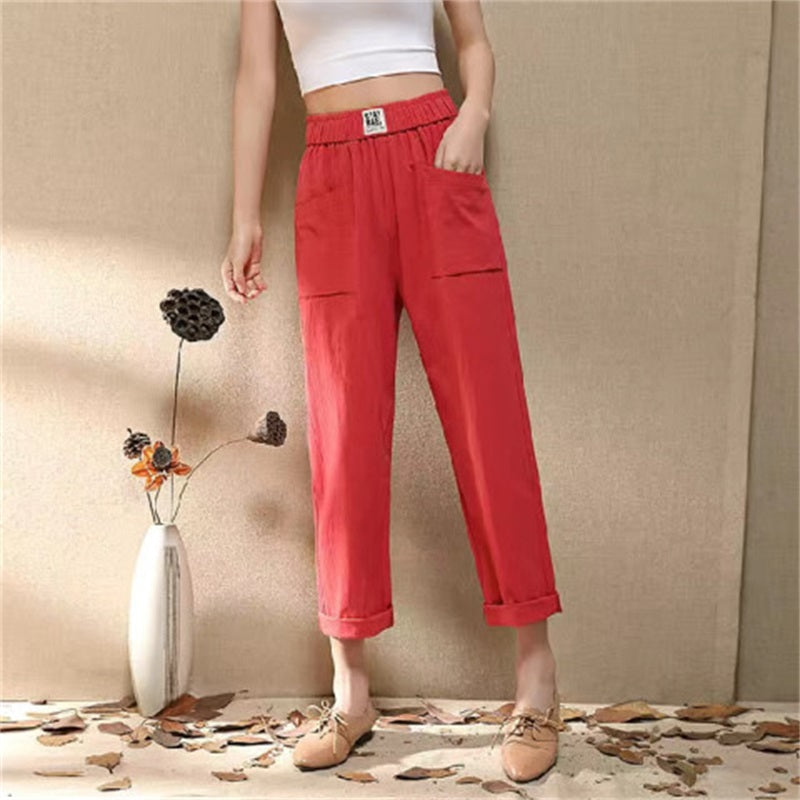 Pantalon ample femme