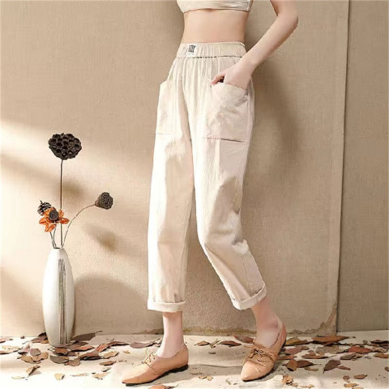 Pantalon ample femme