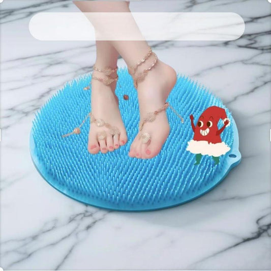 Tapis de Douche Masseur et Exfoliant pour Pieds