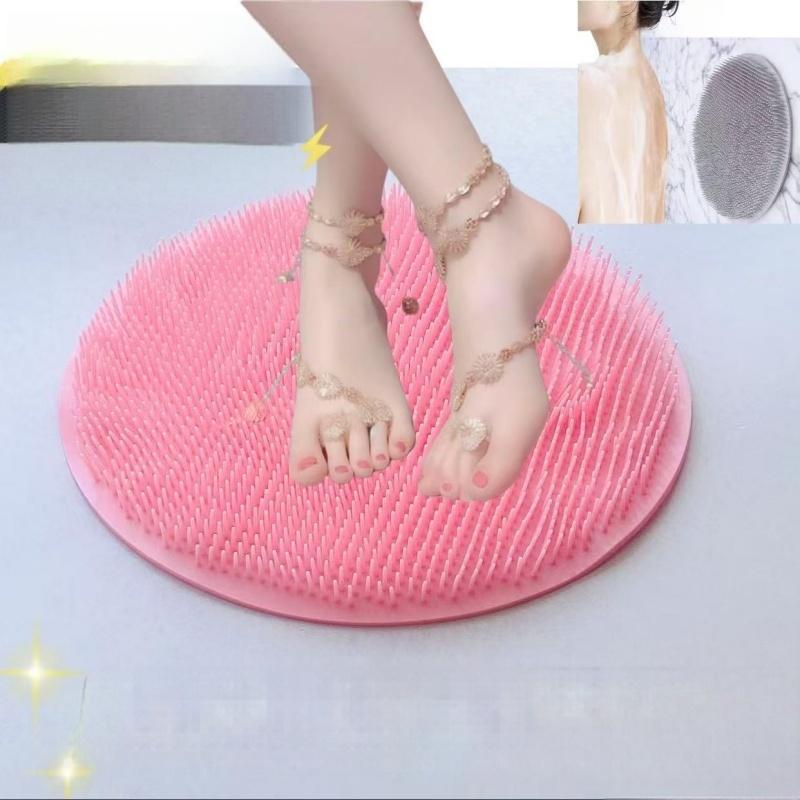 Tapis de Douche Masseur et Exfoliant pour Pieds
