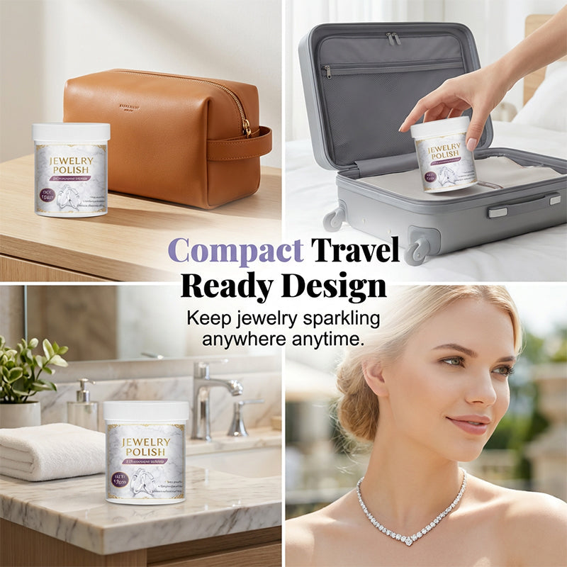 Nettoyant Bijoux Effervescent en Tablettes | Sans Alcool & Sûr pour Tous Métaux