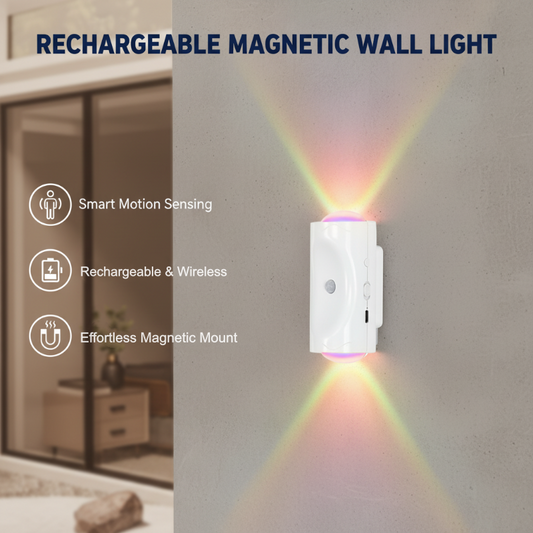 Lampe Murale Rechargeable Magnétique – Sans Fil et Facile à Installer
