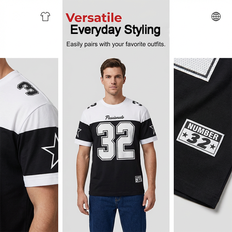 T-shirt décontracté à imprimé graphique pour homme