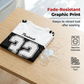 T-shirt décontracté à imprimé graphique pour homme
