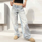 Jeans coupe décontractée style vintage pour femmes