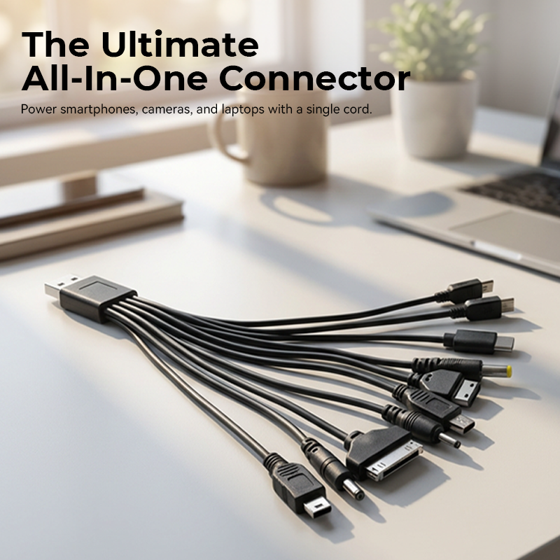 Câble de chargement USB universel 10 en 1