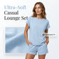 Ensemble t-shirt et short décontracté pour femme