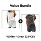 Ensemble t-shirt et short décontracté pour femme