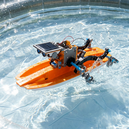 Robot spatial solaire à monter soi-même