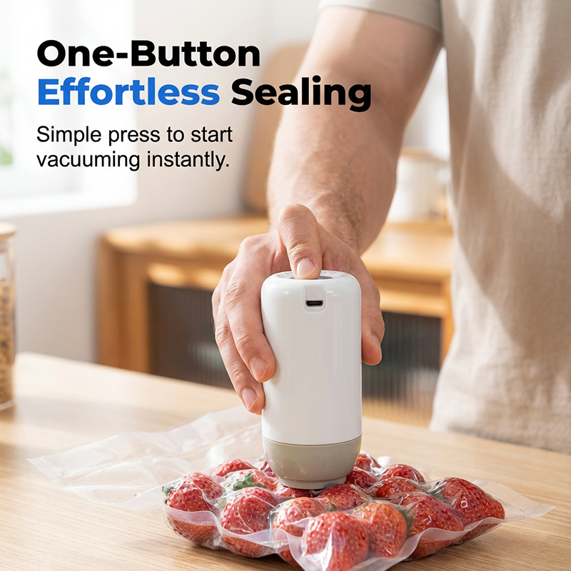 🔋 50 % DE RÉDUCTION🔥 – Pompe électrique portable pour mise sous vide | Élimine l'air en quelques secondes – Permet de conserver les aliments plus longtemps