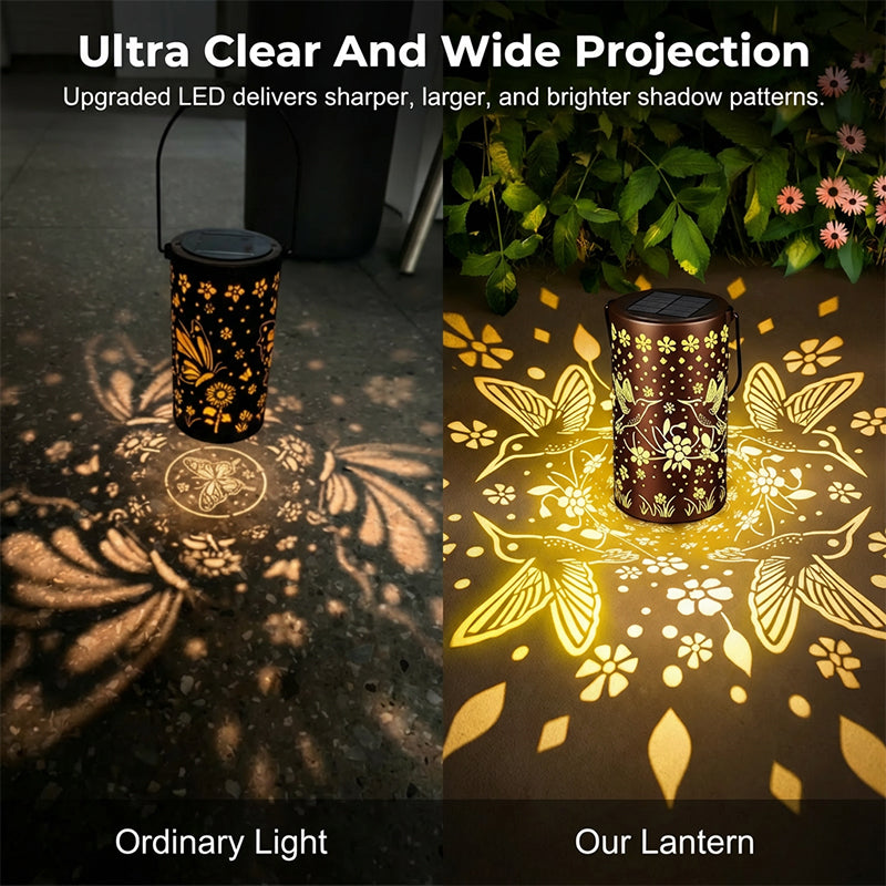 Lanterne solaire « Colibri » pour une décoration de jardin élégant