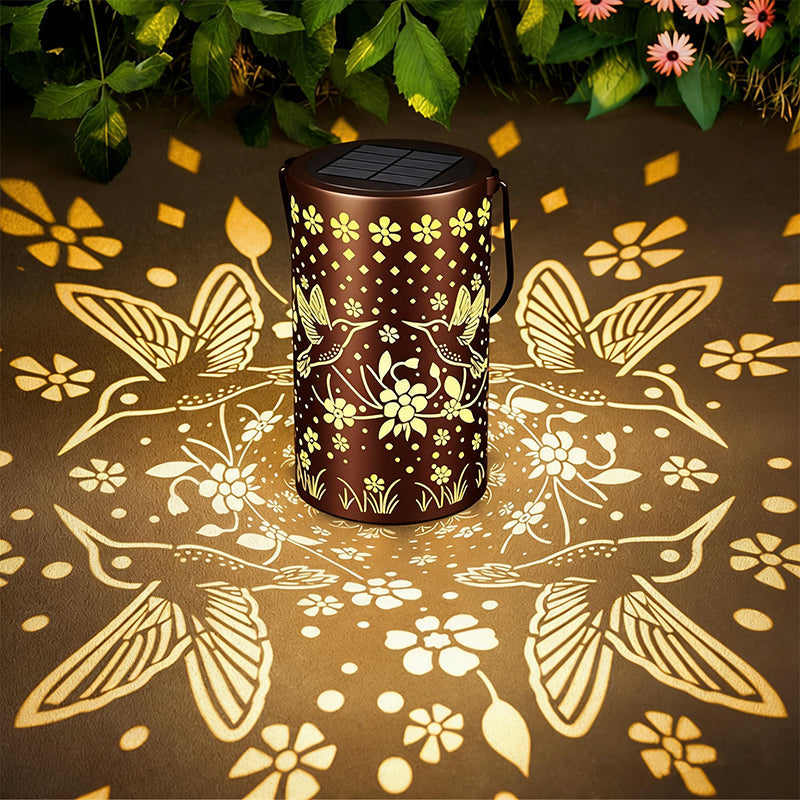 Lanterne solaire « Colibri » pour une décoration de jardin élégant