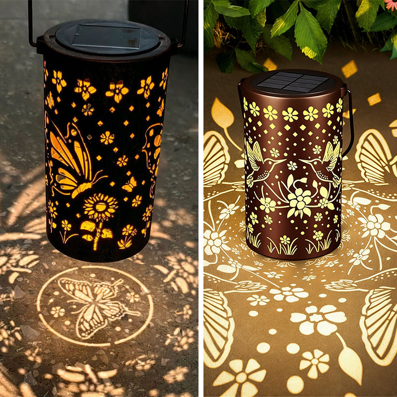 Lanterne solaire « Colibri » pour une décoration de jardin élégant