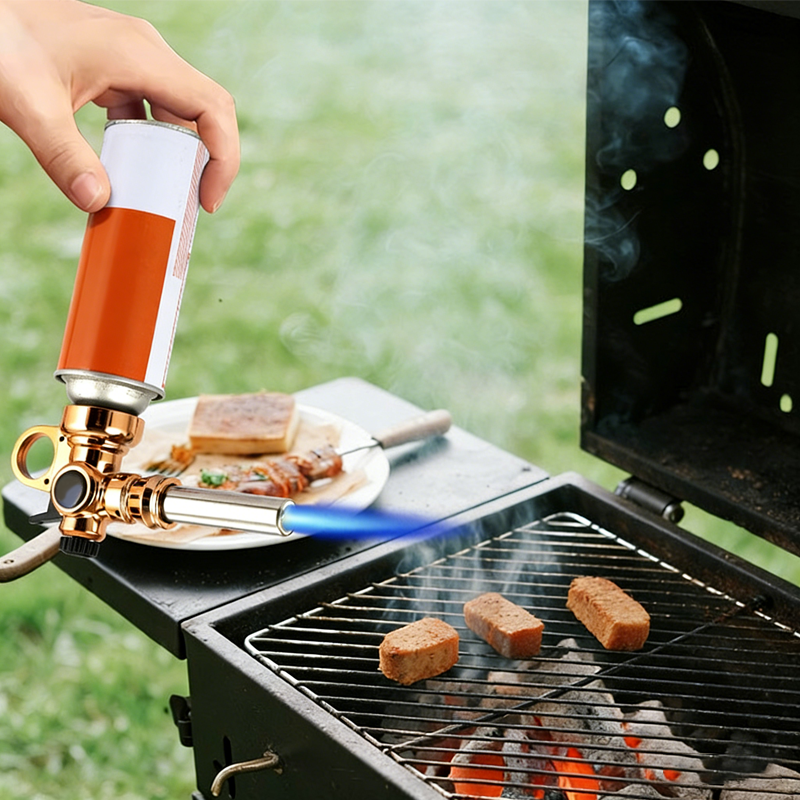 Tête de chalumeau au butane professionnelle avec allumage automatique
