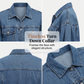 Veste en jean à manches lanternes pour femme