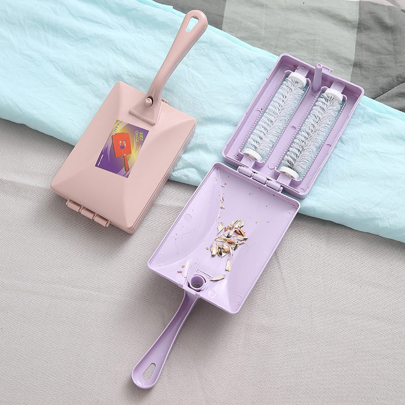 Brosse à tapis à double rouleau, à mai