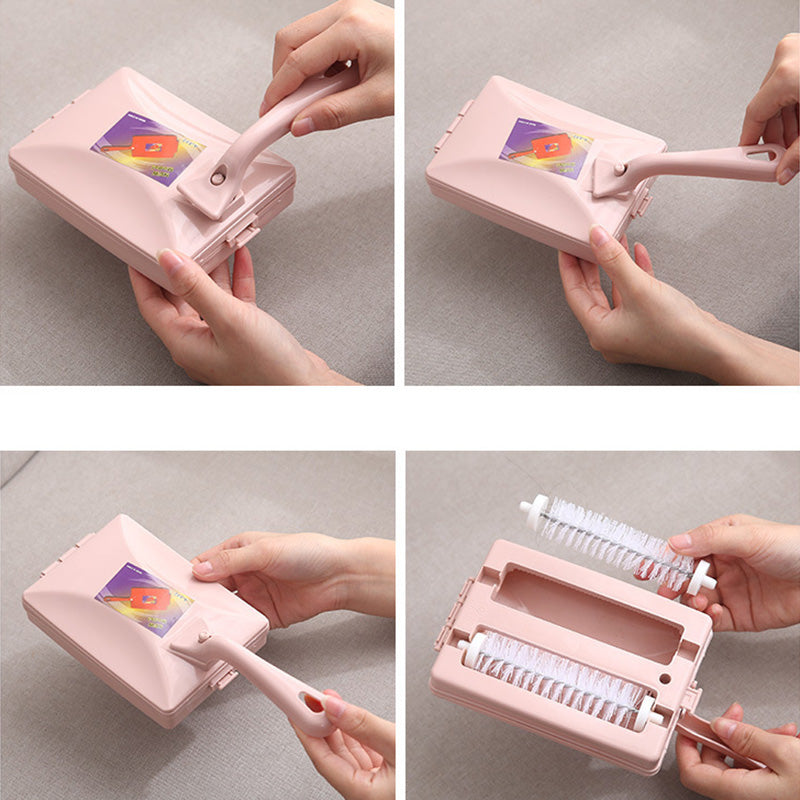 Brosse à tapis à double rouleau, à mai