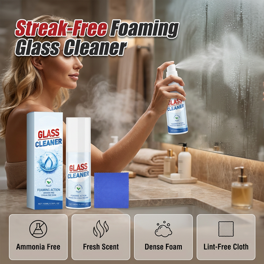 Nettoyant moussant pour vitres pour une brillance sans traces